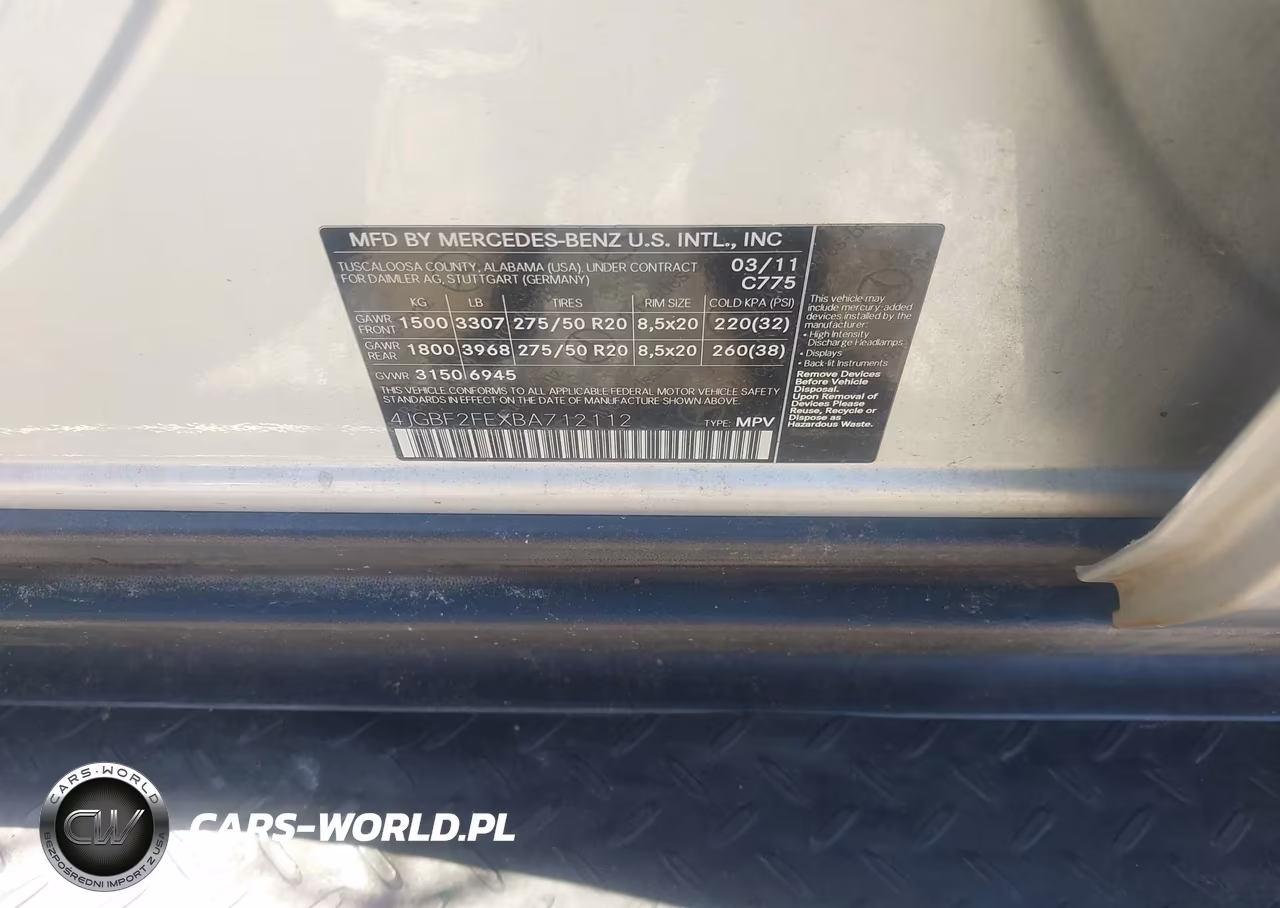 2011 Mercedes-Benz Gl 350 Bluetec 4Matic VIN:4JGBF2FEXBA712112 - 9