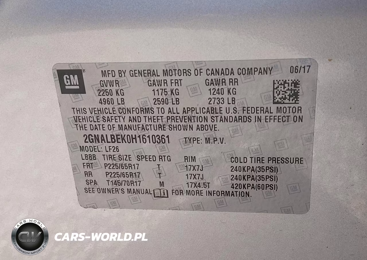 2017 Chevrolet Equinox Ls VIN:2GNALBEK0H1610361 - 9