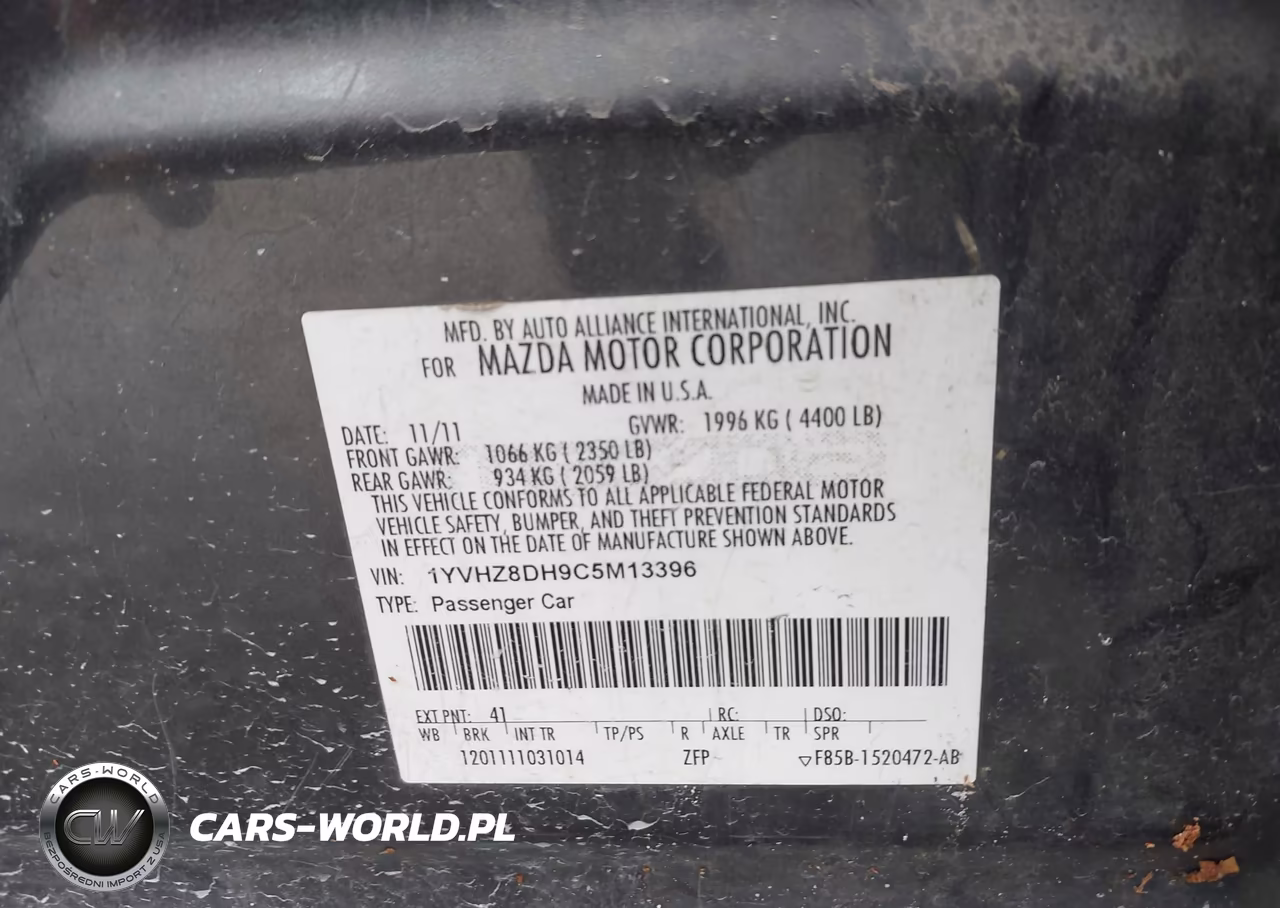 2012 Mazda Mazda6 I Touring VIN:1YVHZ8DH9C5M13396 - 9