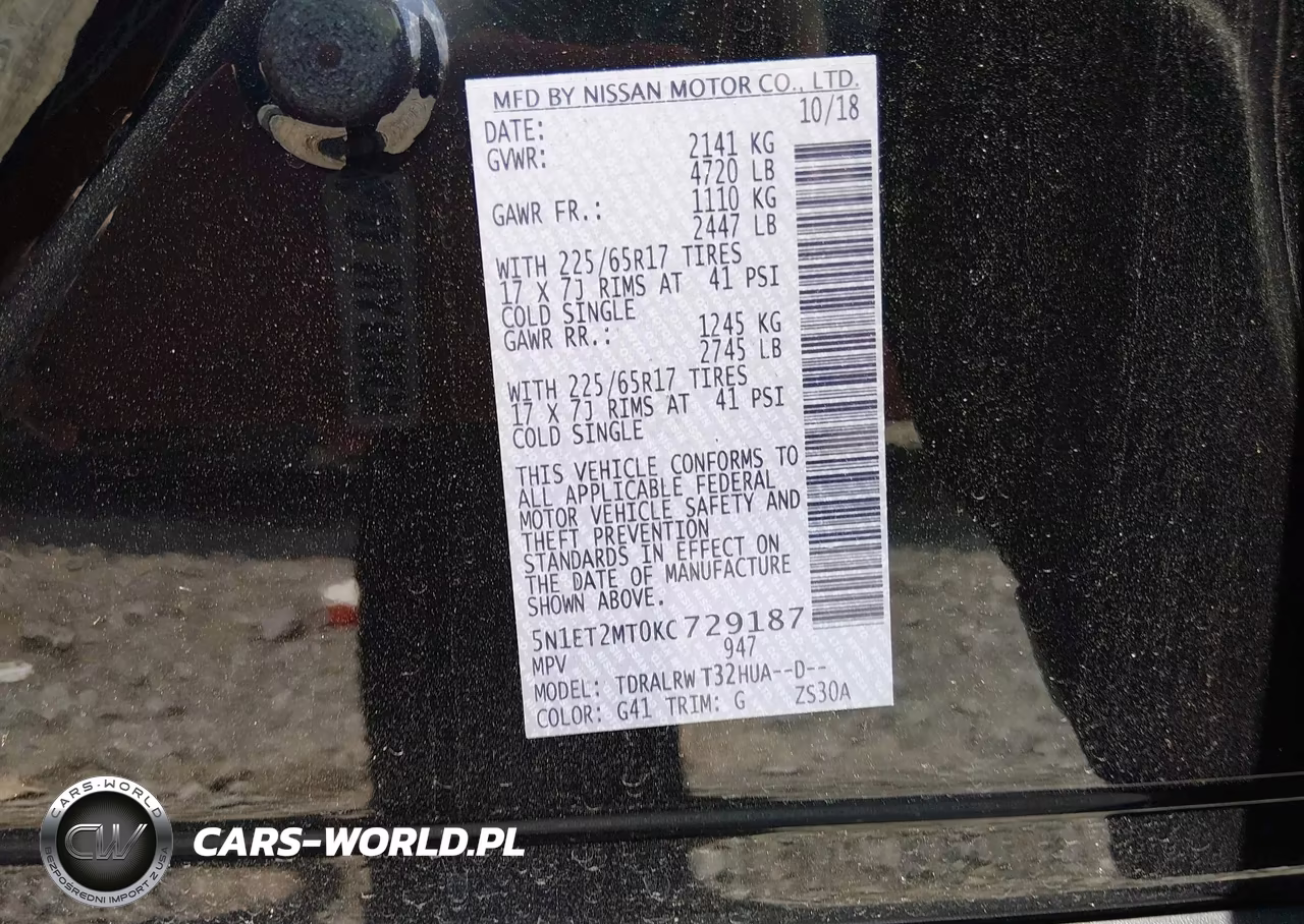 2019 Nissan Rogue Hybrid Sl VIN:5N1ET2MT0KC729187 - 9
