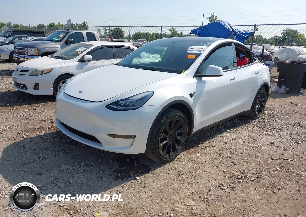 2021 Tesla Model Y Standard Range Rear-Wheel Drive VIN:5YJYGDED2MF105910 - 2