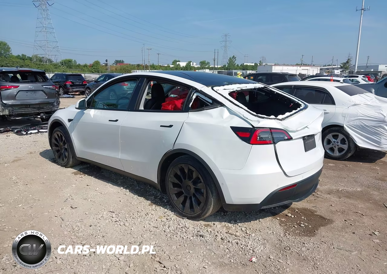2021 Tesla Model Y Standard Range Rear-Wheel Drive VIN:5YJYGDED2MF105910 - 3