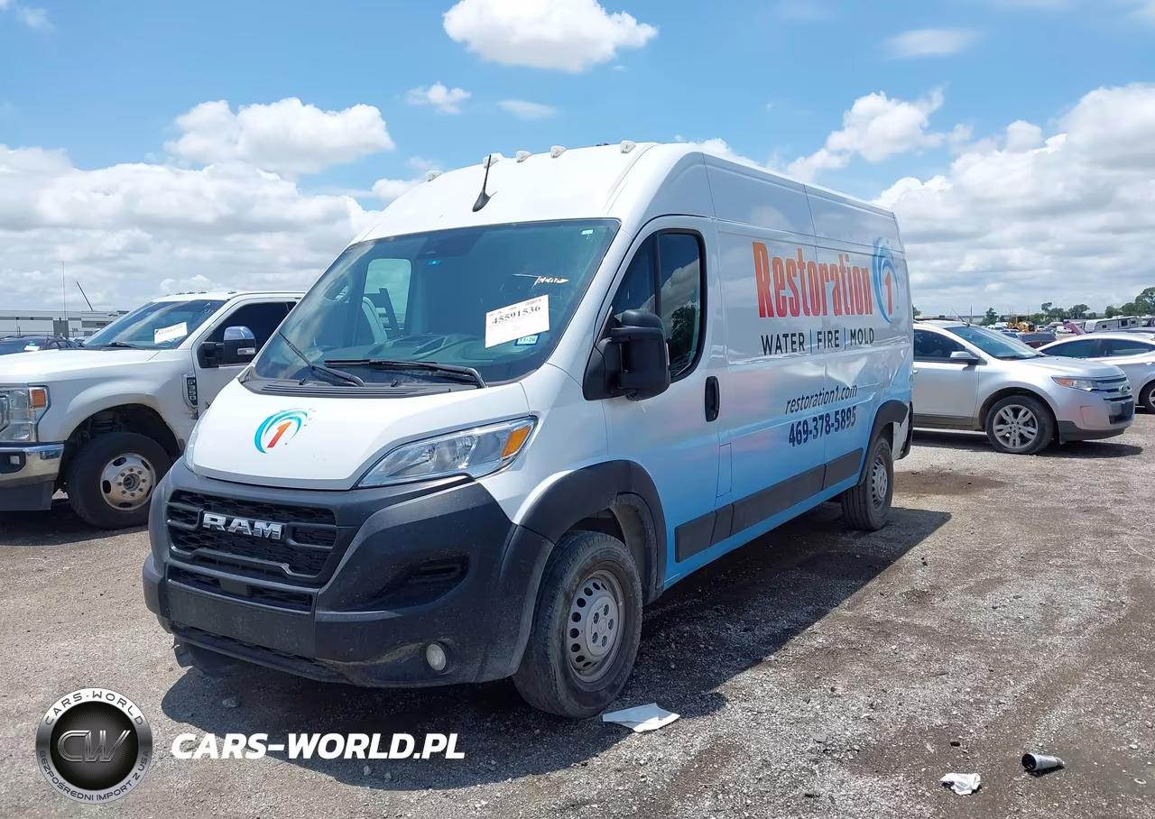 2024 Ram Promaster 2500 Tradesman High Roof 159 Wb W-Pass Seat VIN:3C6LRVDG0RE120187 - 2