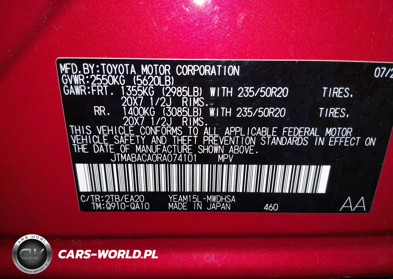 2024 Toyota Bz4X Limited VIN:JTMABACA0RA074101 - 9