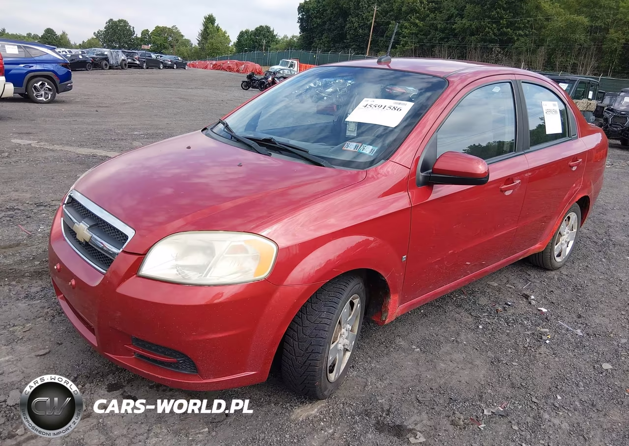 2009 Chevrolet Aveo Ls VIN:KL1TD56E29B632461 - 2