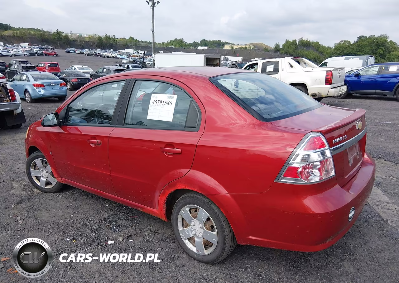 2009 Chevrolet Aveo Ls VIN:KL1TD56E29B632461 - 3
