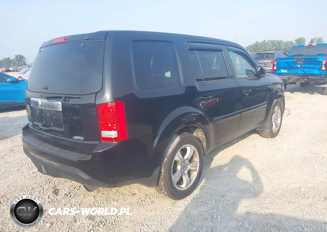 2013 Honda Pilot Ex-L VIN:5FNYF4H59DB021431 - 4