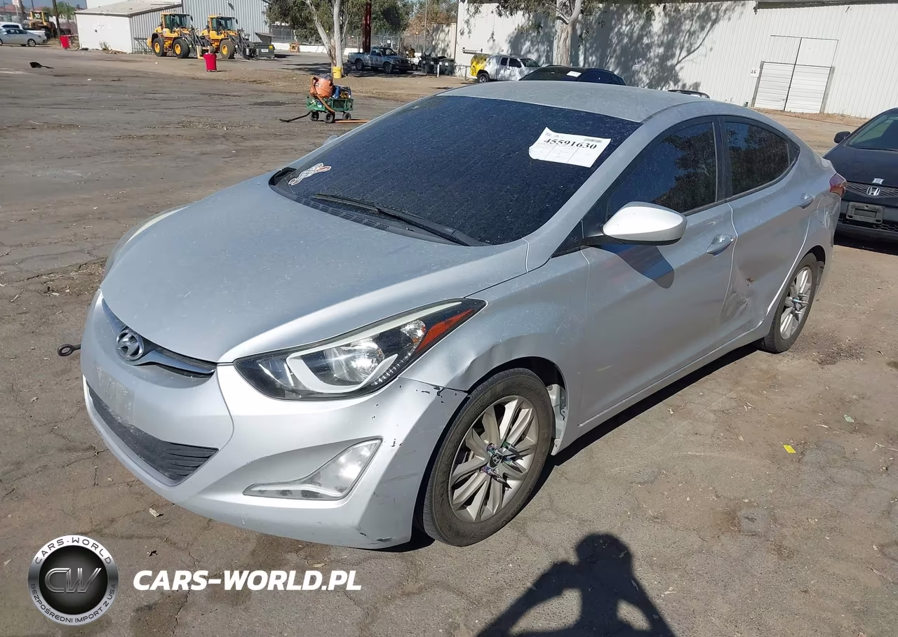 2014 Hyundai Elantra Se VIN:KMHDH4AE6EU172718 - 2