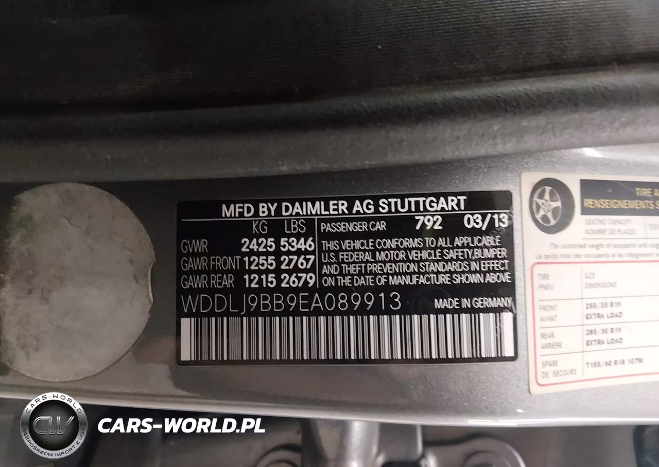 2014 Mercedes-Benz Cls 550 4Matic VIN:WDDLJ9BB9EA089913 - 9