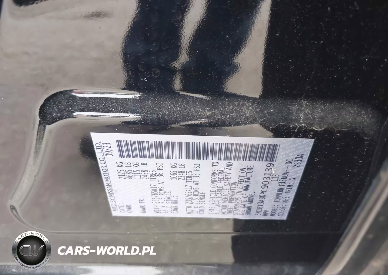 2023 Nissan Rogue S Intelligent Awd VIN:5N1BT3AB0PC903139 - 9