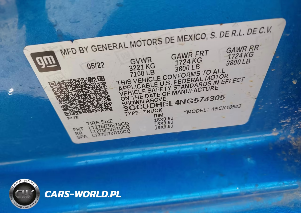 2022 Chevrolet Silverado 1500 4Wd Short Bed Zr2 VIN:3GCUDHEL4NG574305 - 9