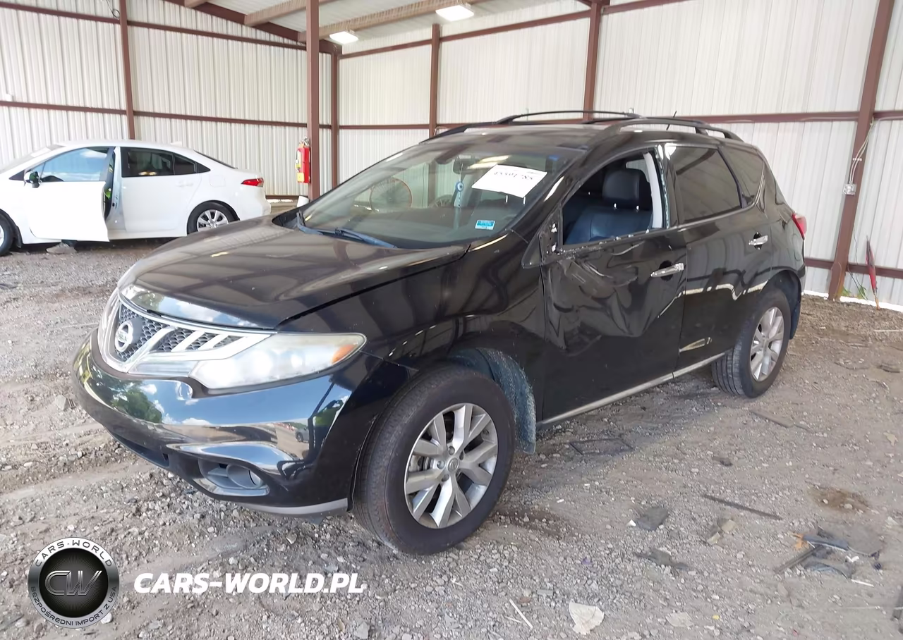 2014 Nissan Murano Sl VIN:JN8AZ1MU6EW404670 - 2