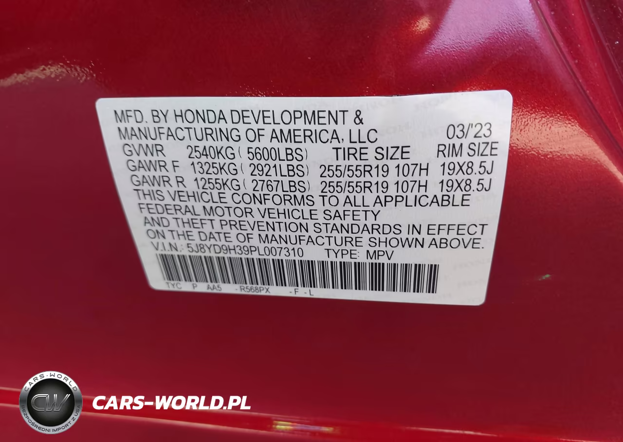 2023 Acura Mdx Standard VIN:5J8YD9H39PL007310 - 9