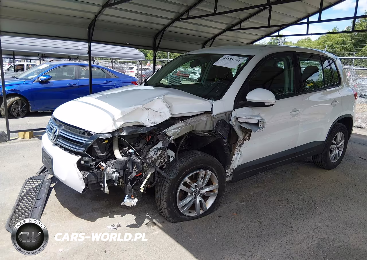 2014 Volkswagen Tiguan S VIN:WVGBV3AX3EW615049 - 2