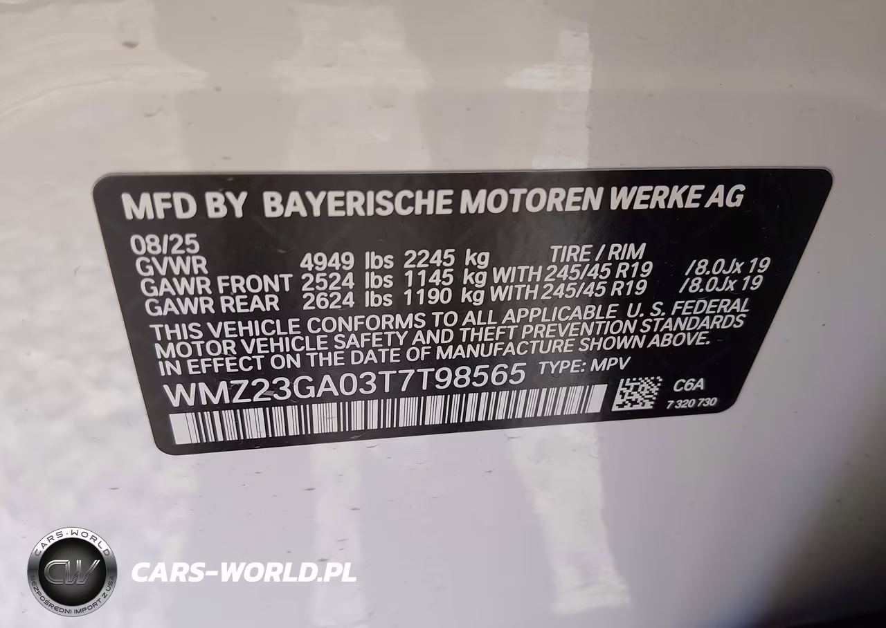 2026 Mini Countryman Cooper S VIN:WMZ23GA03T7T98565 - 9