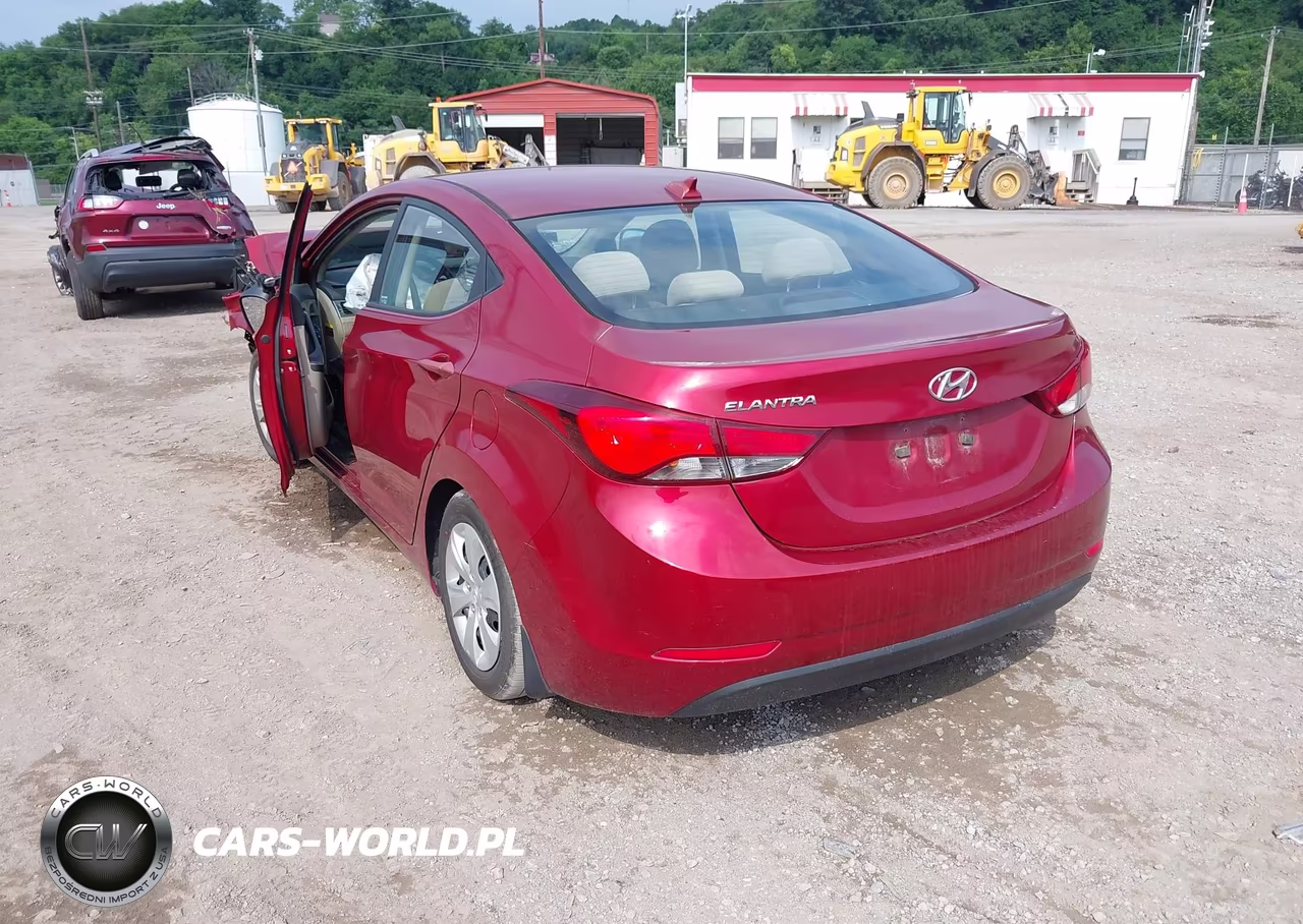 2016 Hyundai Elantra Se VIN:5NPDH4AEXGH665254 - 3