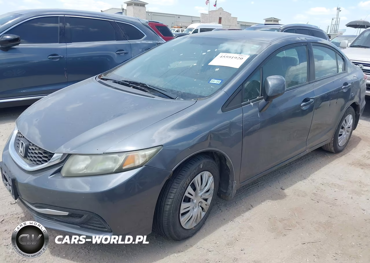 2013 Honda Civic Lx VIN:19XFB2F56DE262542 - 2