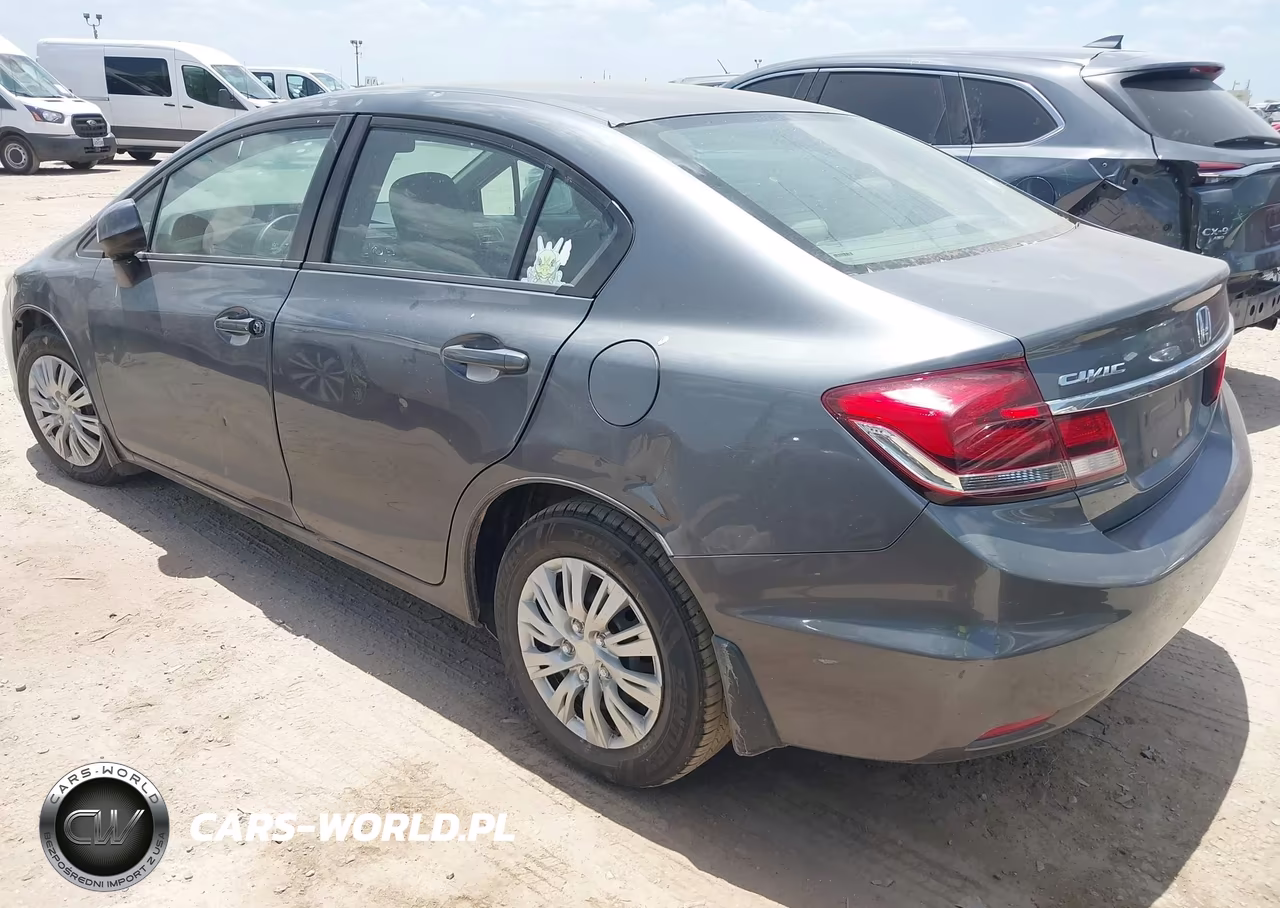 2013 Honda Civic Lx VIN:19XFB2F56DE262542 - 3