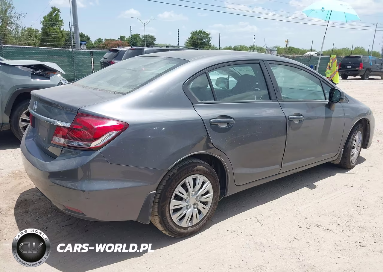 2013 Honda Civic Lx VIN:19XFB2F56DE262542 - 4
