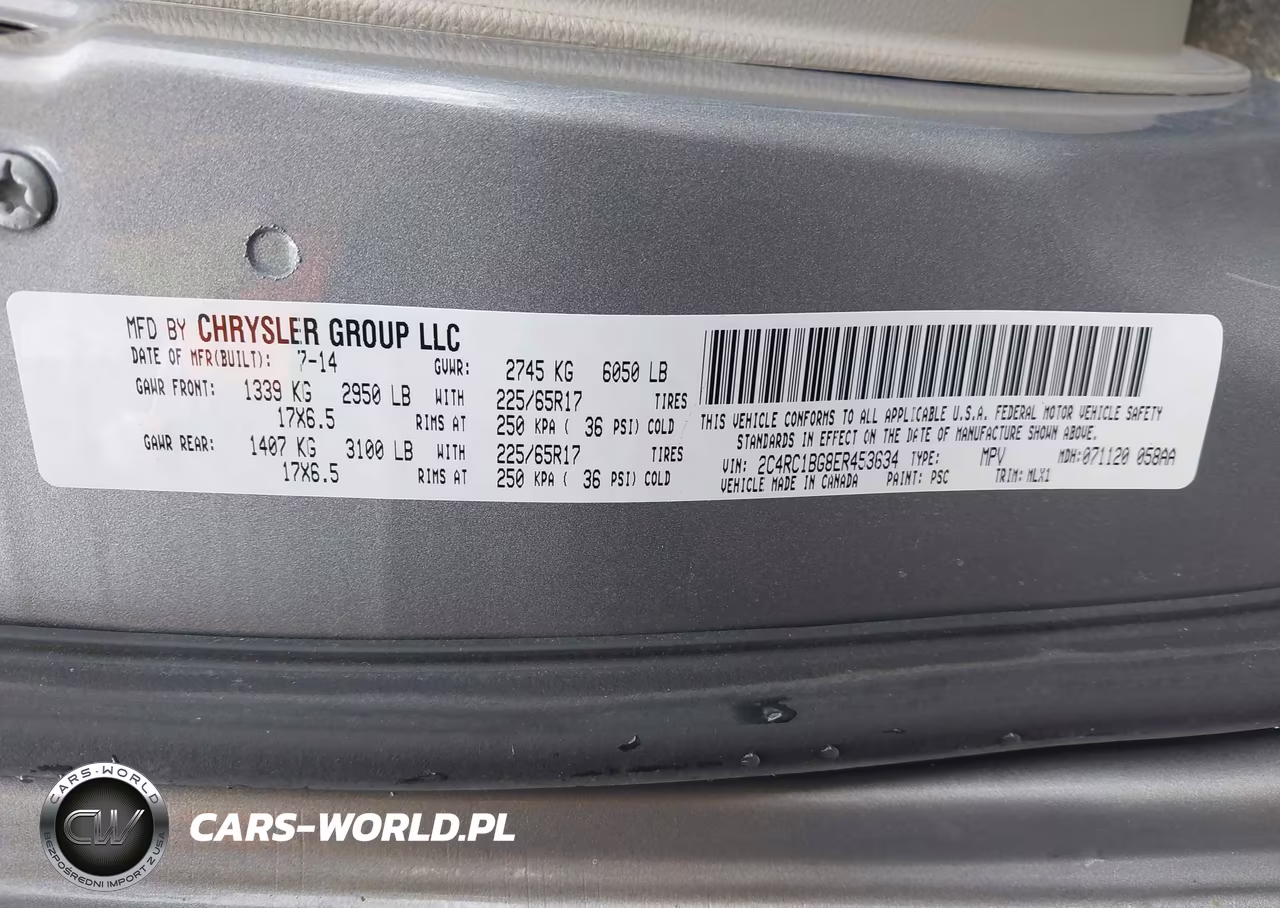 2014 Chrysler Town & Country Touring VIN:2C4RC1BG8ER453634 - 9