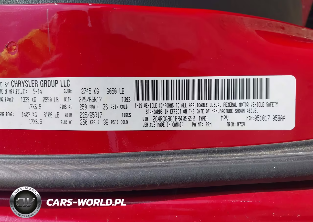 2014 Dodge Grand Caravan Se VIN:2C4RDGBG1ER405652 - 9