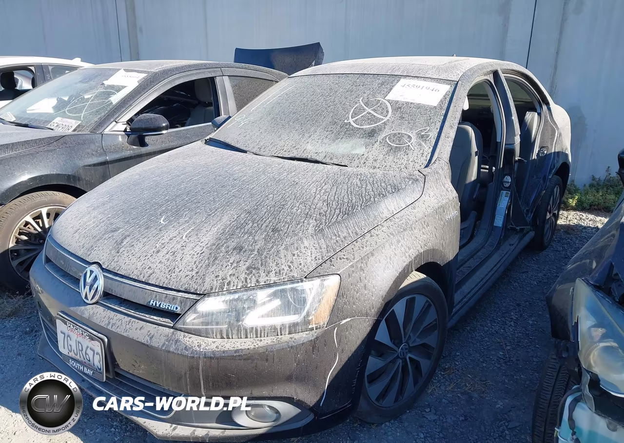 2014 Volkswagen Jetta Hybrid Sel Premium VIN:3VW637AJ1EM299369 - 2