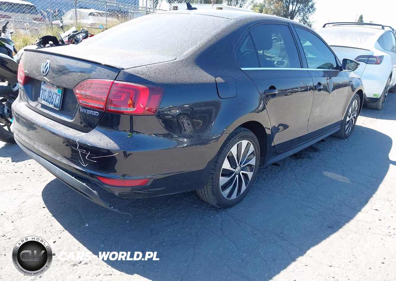 2014 Volkswagen Jetta Hybrid Sel Premium VIN:3VW637AJ1EM299369 - 4