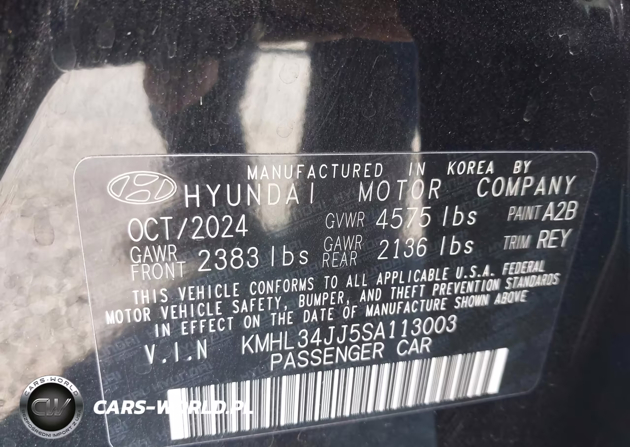 2025 Hyundai Sonata Hybrid Sel VIN:KMHL34JJ5SA113003 - 9