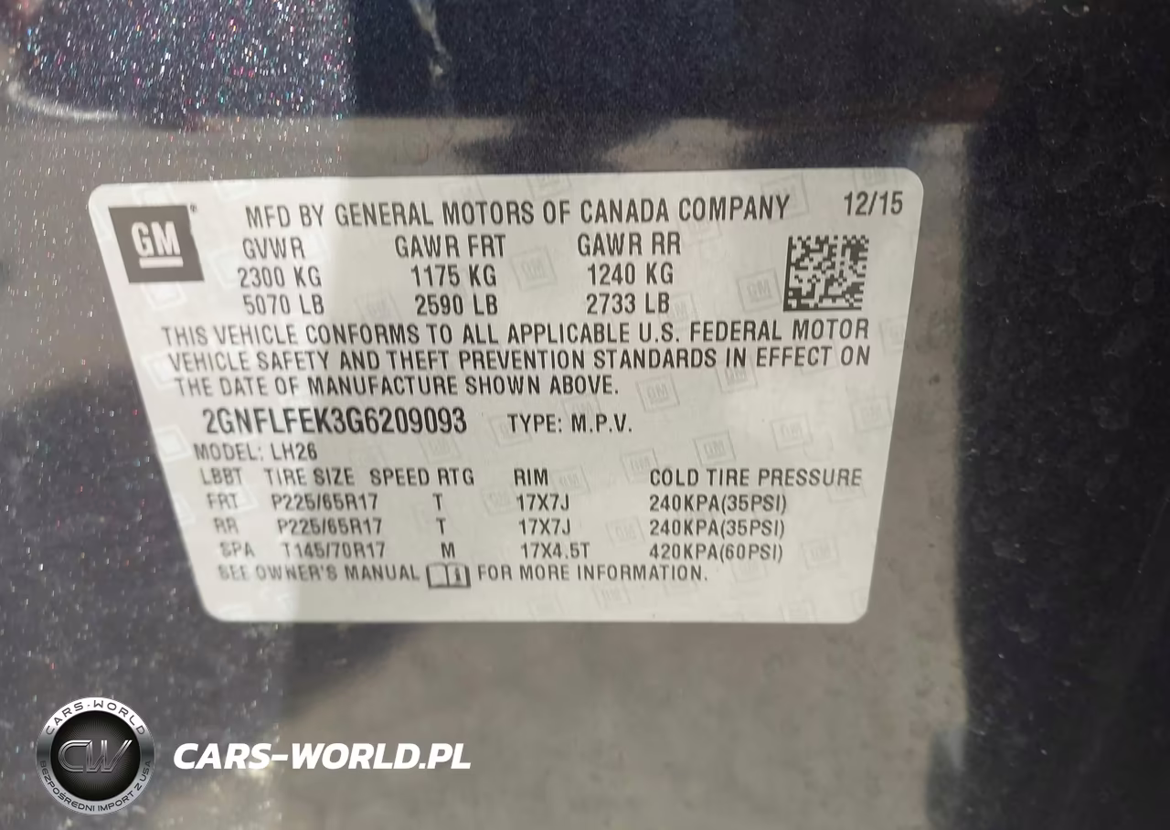 2016 Chevrolet Equinox Lt VIN:2GNFLFEK3G6209093 - 9