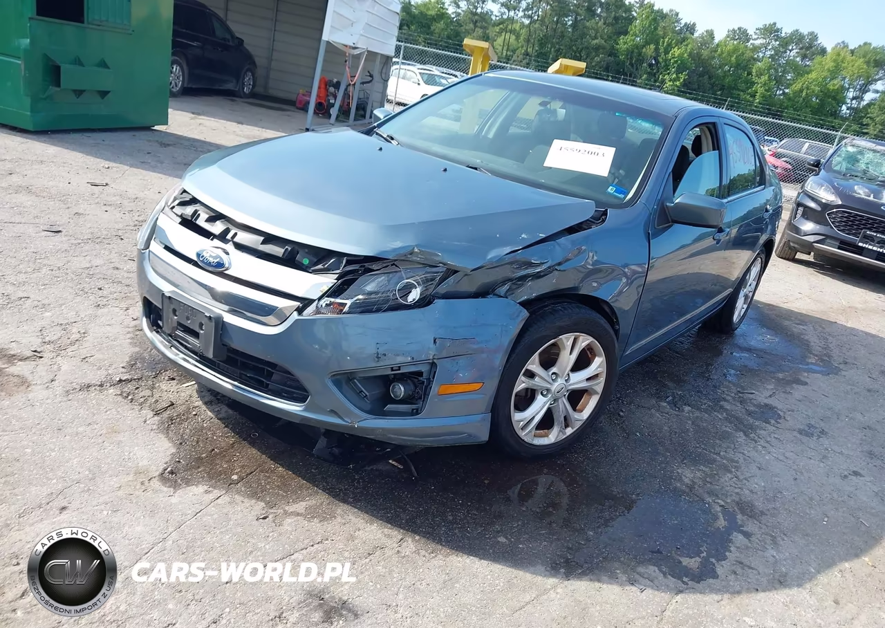 2012 Ford Fusion Se VIN:3FAHP0HA3CR103886 - 2