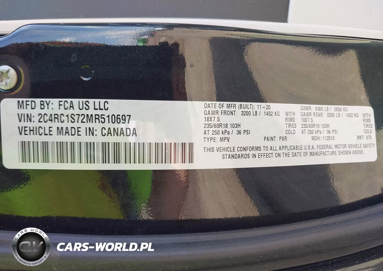 2021 Chrysler Pacifica Hybrid Limited VIN:2C4RC1S72MR510697 - 9