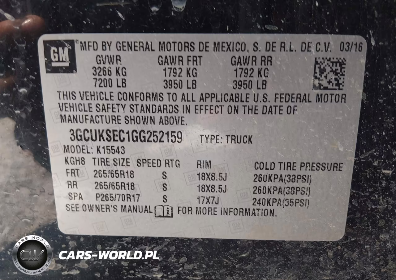 2016 Chevrolet Silverado 1500 Ltz VIN:3GCUKSEC1GG252159 - 9