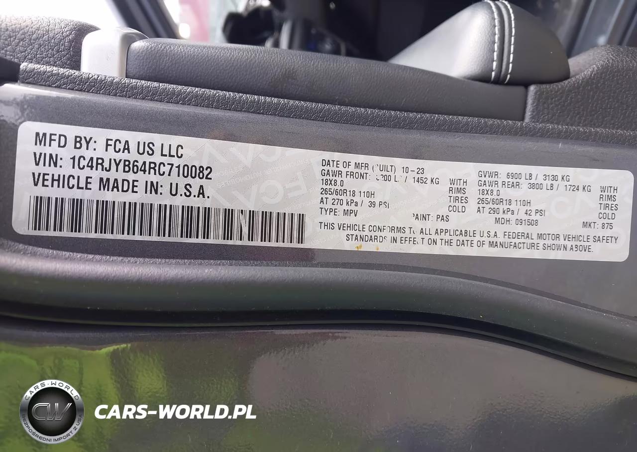 2024 Jeep Grand Cherokee 4Xe VIN:1C4RJYB64RC710082 - 9