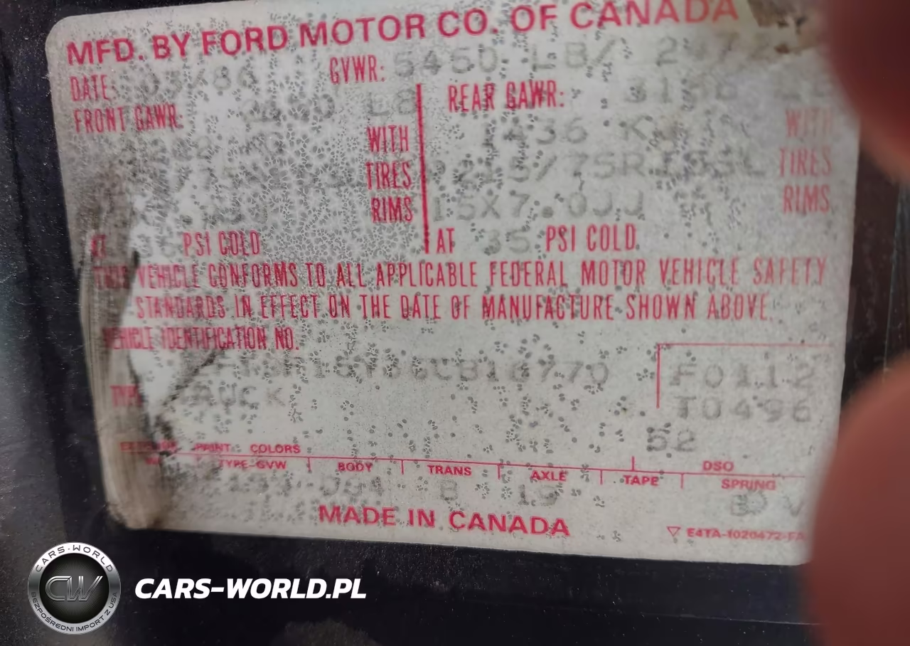 1986 Ford F150 VIN:2FTDF15Y3GCB16770 - 9