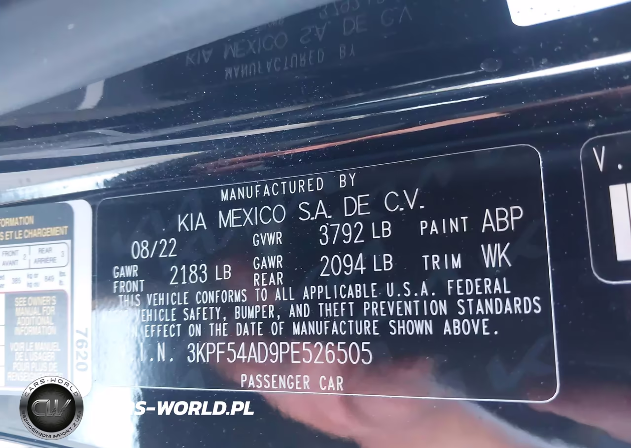 2023 Kia Forte Gt-Line VIN:3KPF54AD9PE526505 - 9