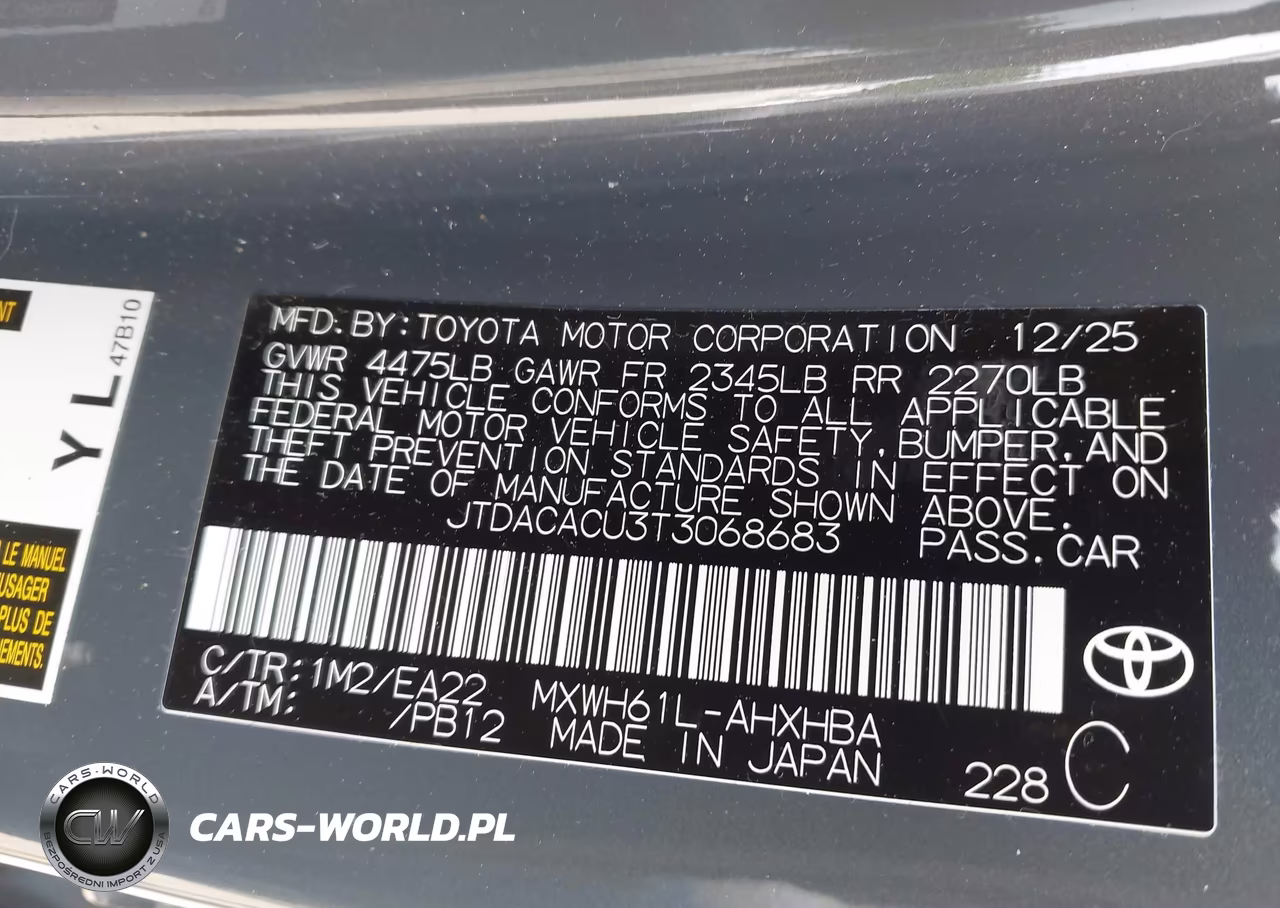 2026 Toyota Prius Plug-In Hybrid Xse Premium VIN:JTDACACU3T3068683 - 9