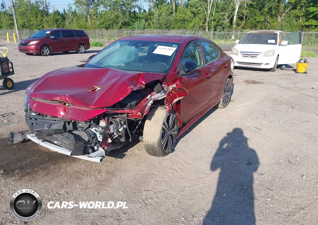 2022 Nissan Sentra Sr Xtronic Cvt VIN:3N1AB8DV3NY294335 - 2