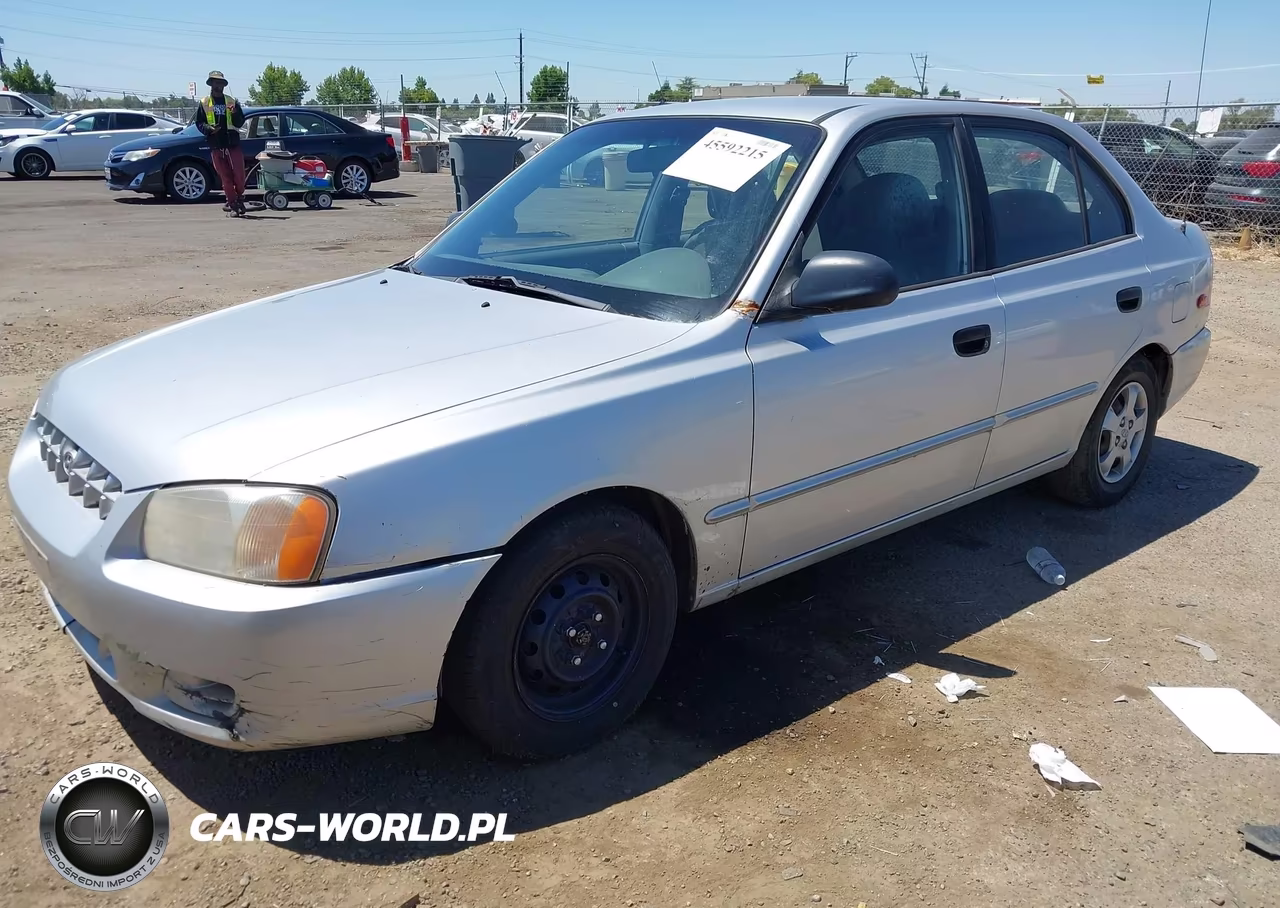 2000 Hyundai Accent Gl VIN:KMHCG45GXYU030144 - 2