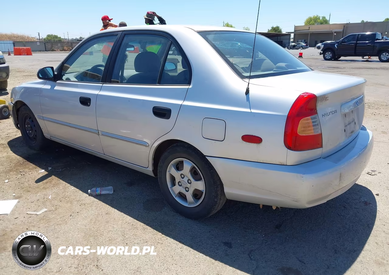 2000 Hyundai Accent Gl VIN:KMHCG45GXYU030144 - 3