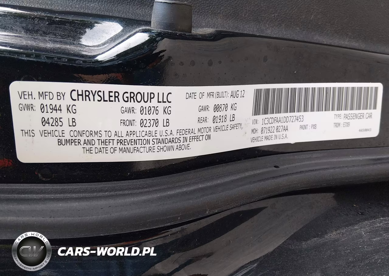 2013 Dodge Dart Se VIN:1C3CDFAA1DD727453 - 9
