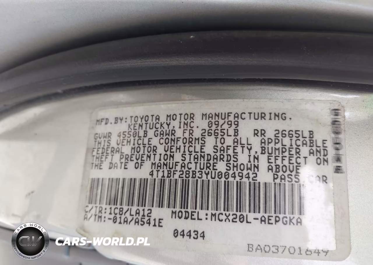 2000 Toyota Avalon Xls VIN:4T1BF28B3YU004942 - 9