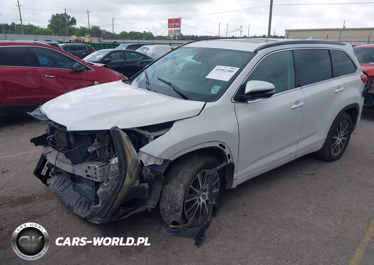 2018 Toyota Highlander Le VIN:5TDKZRFH4JS544645 - 2