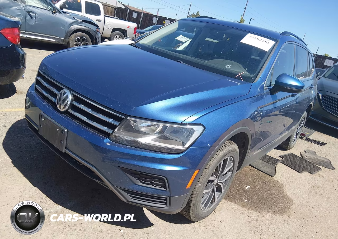 2020 Volkswagen Tiguan 2.0T Se-2.0T Se R-Line Black-2.0T Sel VIN:3VV2B7AX3LM095390 - 2