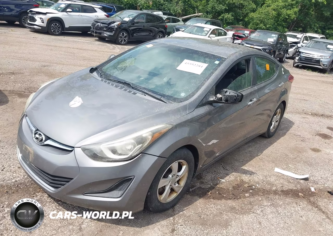 2014 Hyundai Elantra Se VIN:5NPDH4AE4EH480145 - 2