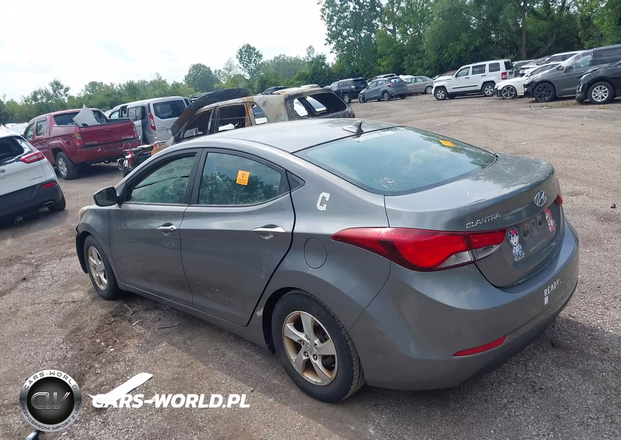 2014 Hyundai Elantra Se VIN:5NPDH4AE4EH480145 - 3