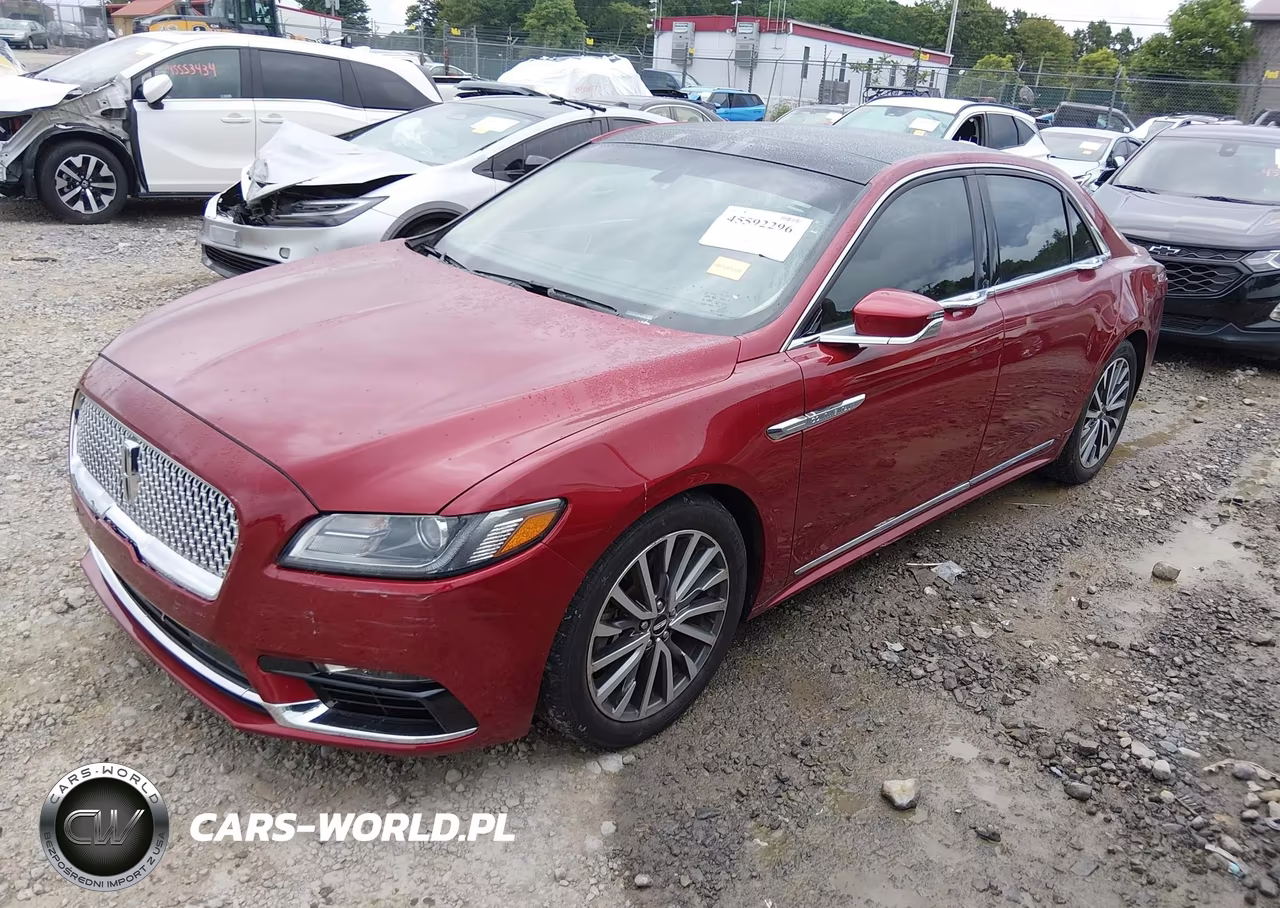2017 Lincoln Continental Select VIN:1LN6L9SP1H5627848 - 2