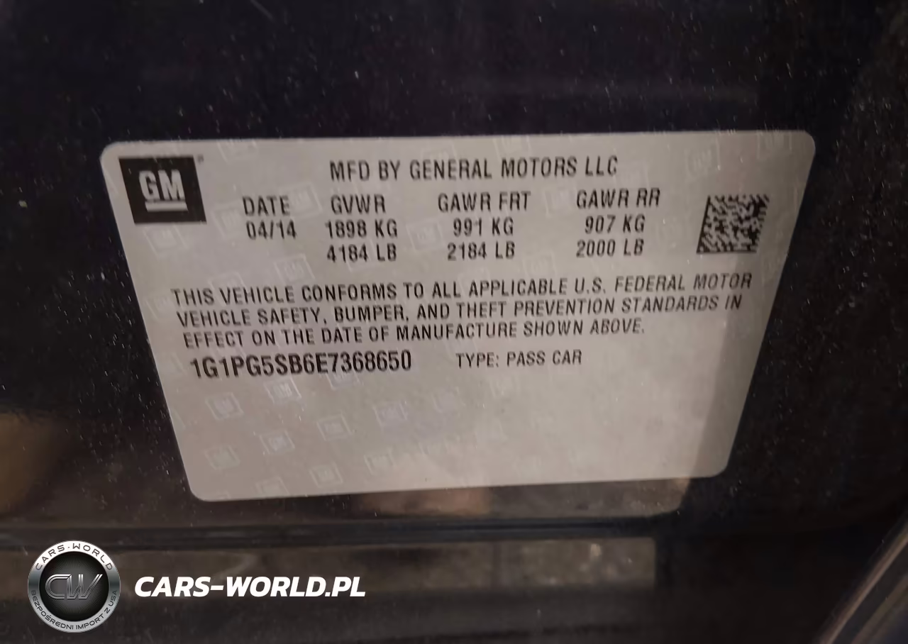 2014 Chevrolet Cruze Ltz VIN:1G1PG5SB6E7368650 - 9
