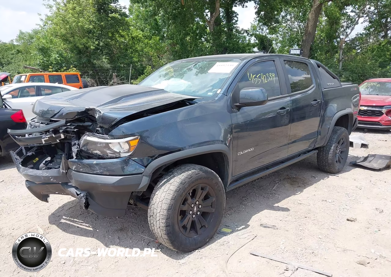 2019 Chevrolet Colorado Zr2 VIN:1GCGTEEN1K1248875 - 2