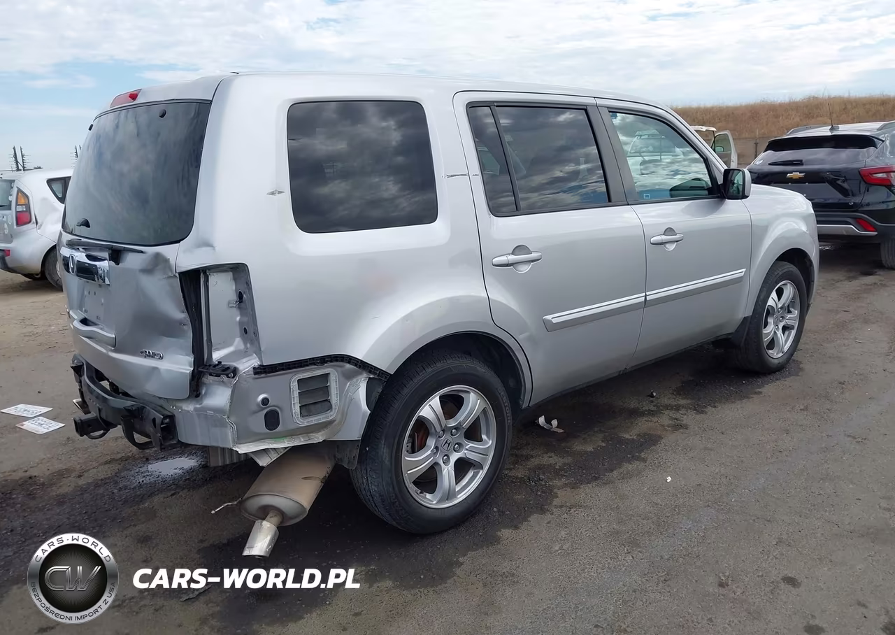 2014 Honda Pilot Ex-L VIN:5FNYF4H53EB029087 - 4