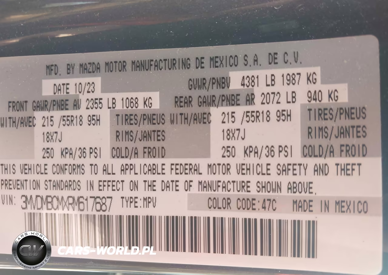 2024 Mazda Cx-30 Preferred VIN:3MVDMBCMXRM617687 - 9